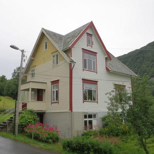La maison que nous avons louée à Brandal