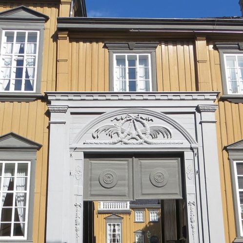 Entrée du palais royal de Trondheim