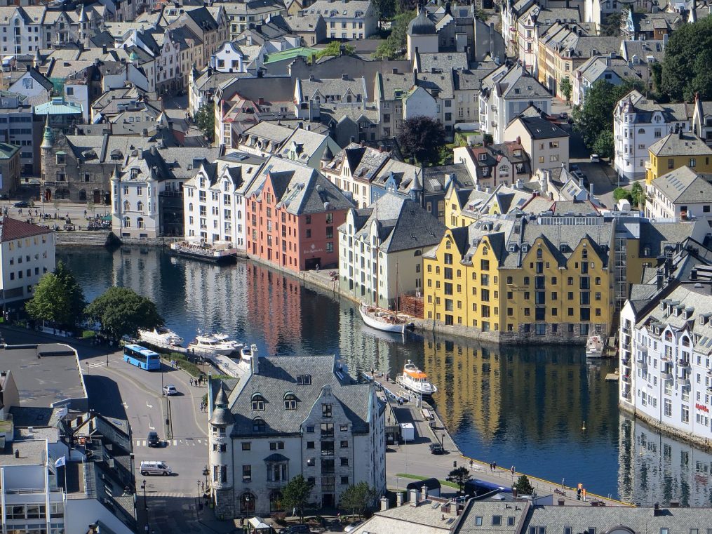 la ville d'Alesund