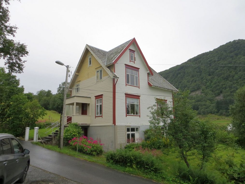 notre maison de location à Brandal, août 2015