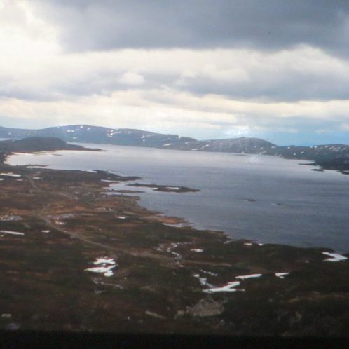 Lac le long du Jotunheim