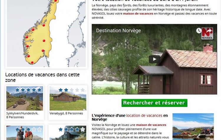 Locations en Norvège chez Novasol