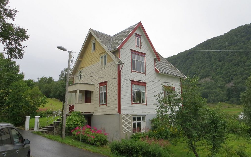 La maison que nous avons louée à Brandal