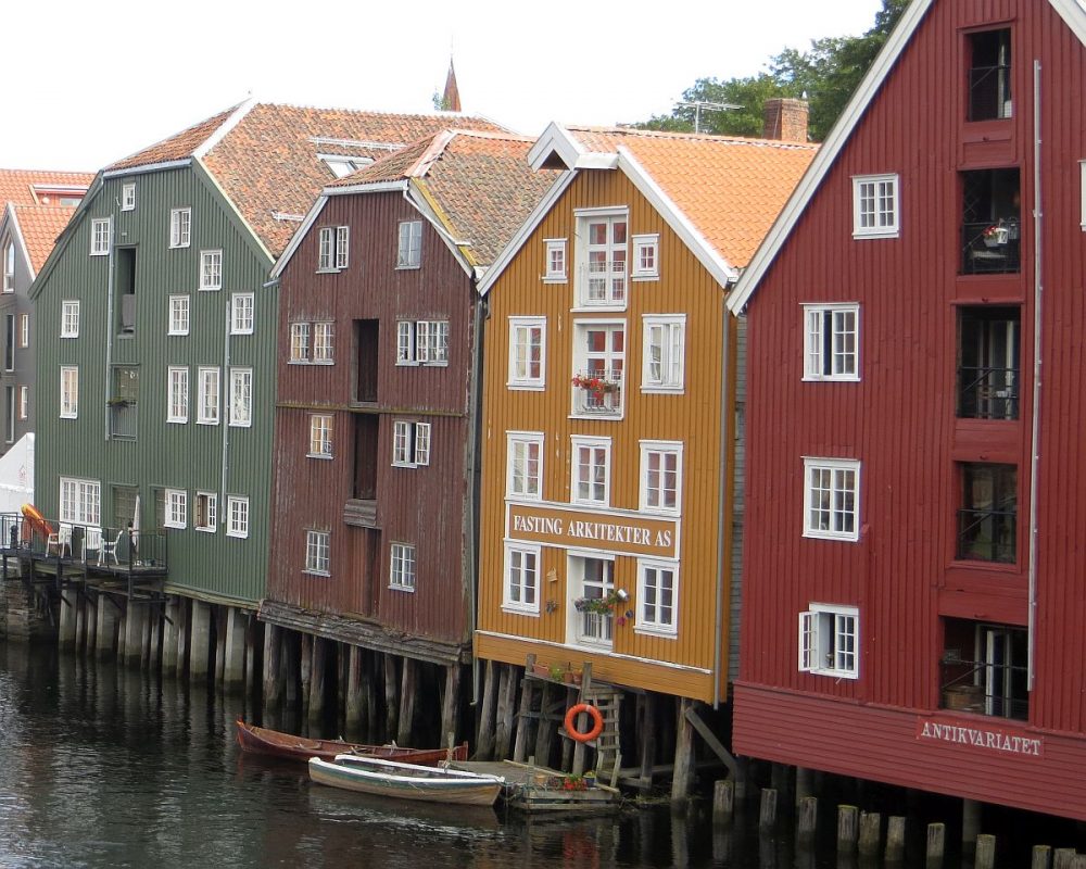 Vieux quai de Trondheim