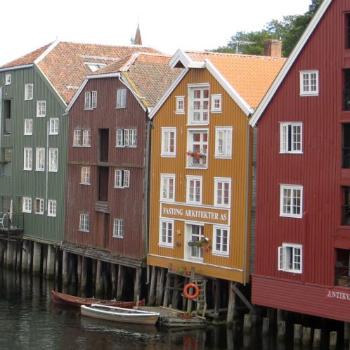 Vieux quai de Trondheim