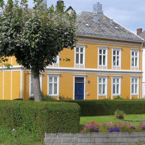 Quartier du fort à Trondheim