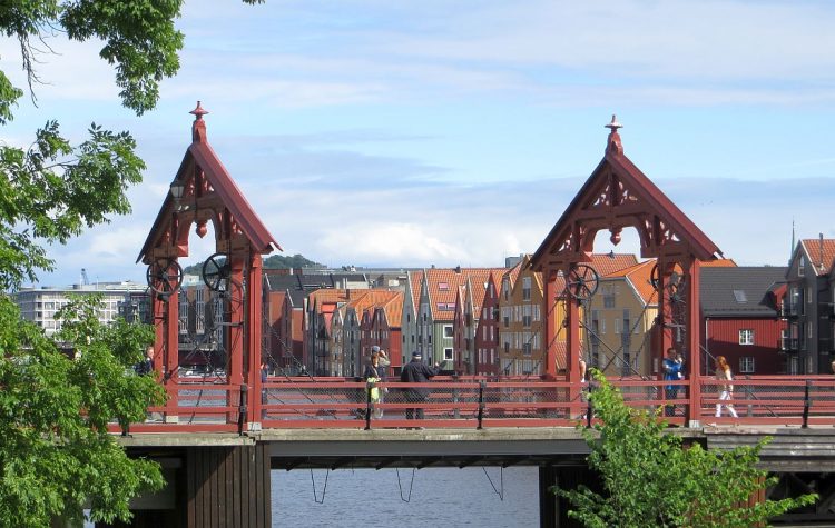 Vieux pont de Trondheim